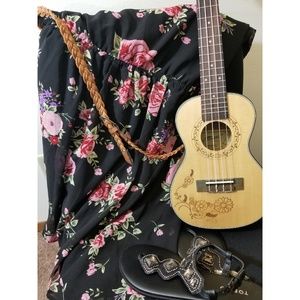 Gently Used Summer Dress with Braided Belt